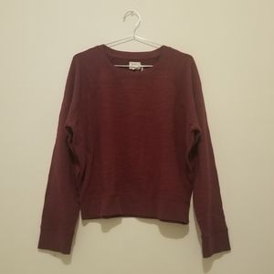 J.CREW Vintage cotton terry crewneck pullover